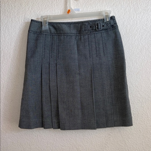 Ann Taylor Charcoal Mini Skirt ( loft ) - Picture 1 of 6
